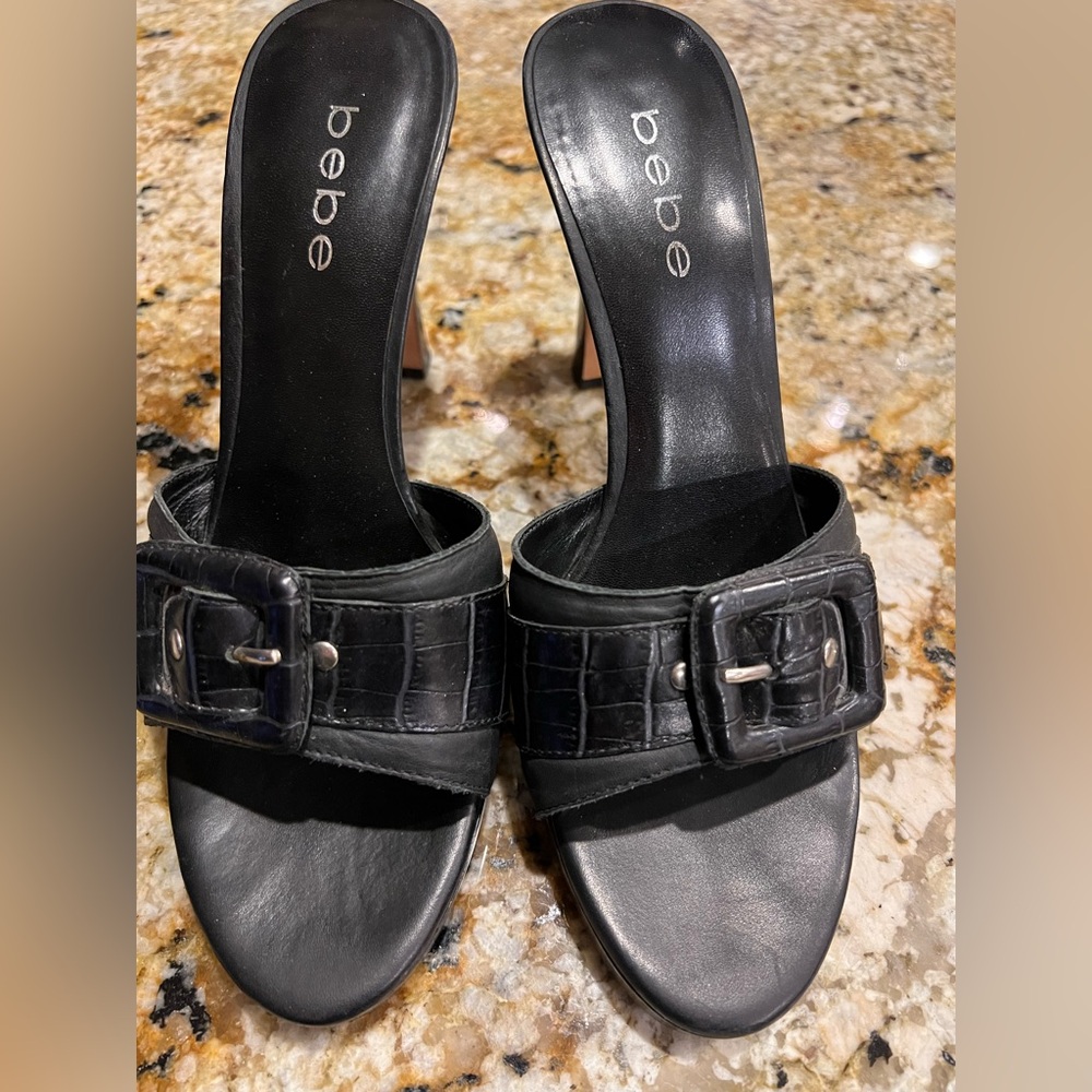 Bebe Black Heels